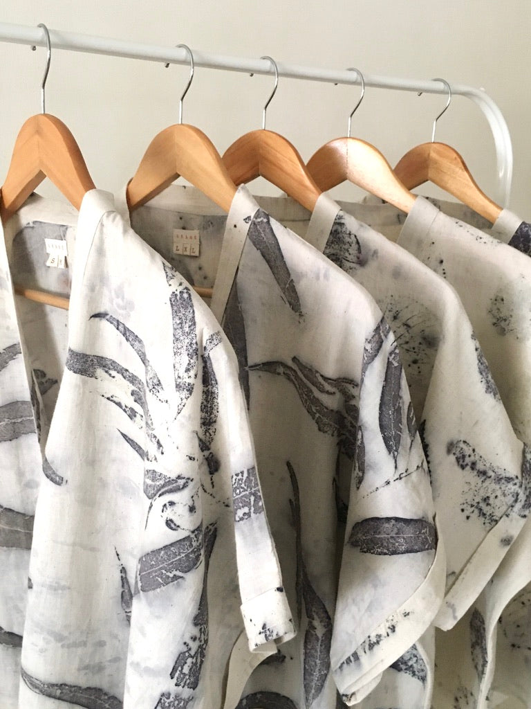 Eucalyptus Cotton Kimono Shirt
