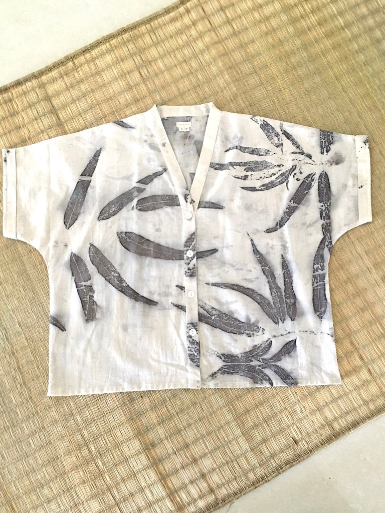Eucalyptus Cotton Kimono Shirt