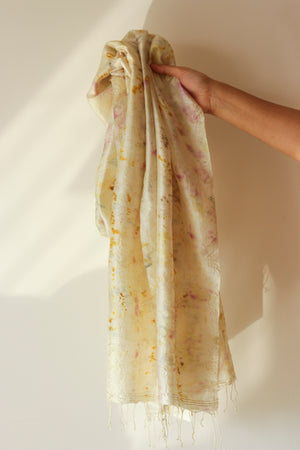 Floral Mulberry Silk Scarf