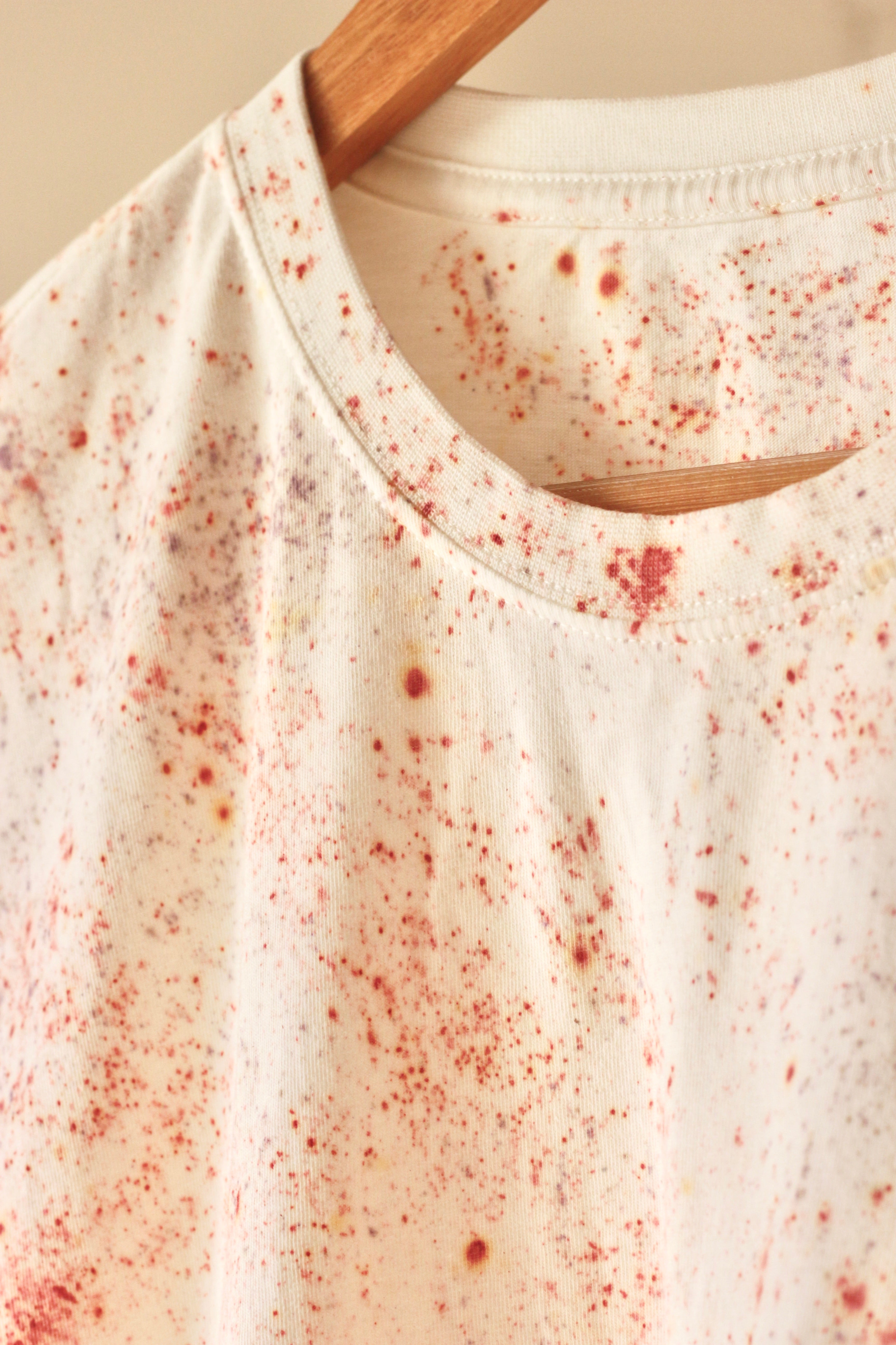 Speckled Plant Dyed Organic Cotton T-Shirt