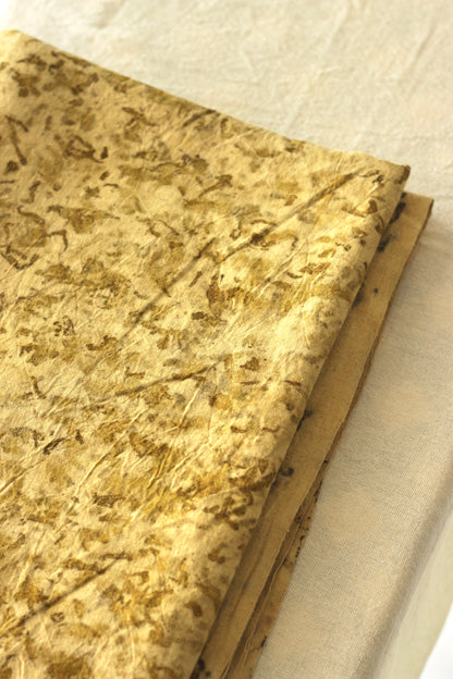 Marigold Handwoven Cotton Fabric - 1.4 meters