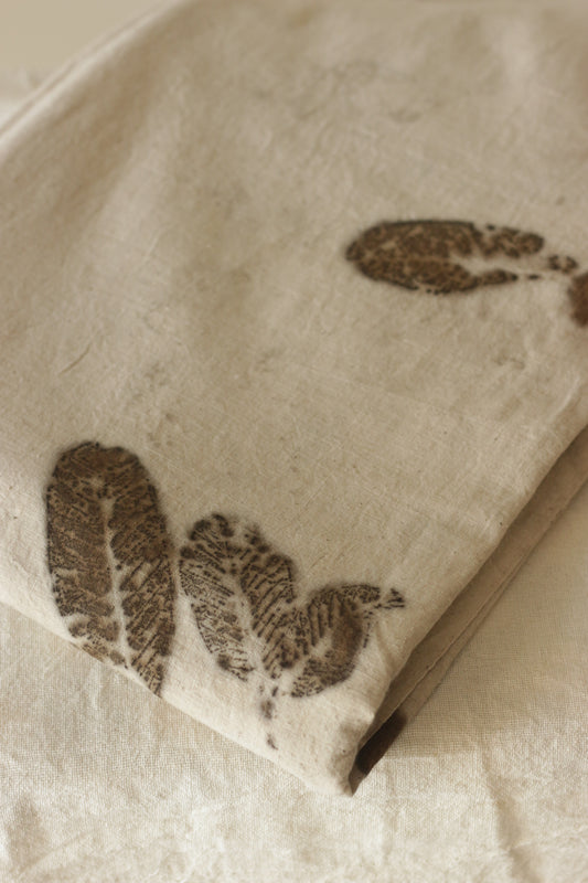 Guava Leaf Handwoven Cotton Fabric - 3.6 meters