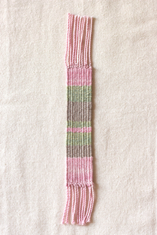 Handwoven Bookmark - Sappan Wood