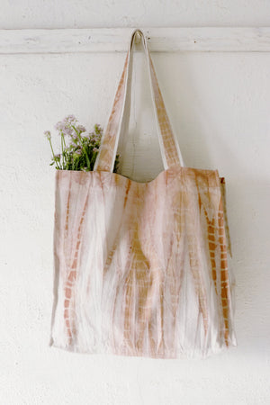 Madder Shibori Large Tote Bag